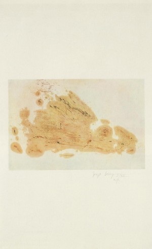 Joseph Beuys - Coniglio, 1978, color offset on cardstock