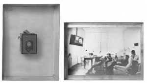Joseph Beuys - Enterprise 18.11.72; 18:5:16 Uhr, 1973, zinc box with lid, photograph, camera, felt