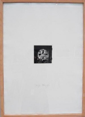 Joseph Beuys - L&#039;arte è una zanzara dalle mille ali, 1981, one of four photoetchings on wove in cloth portfolio