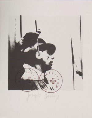 Joseph Beuys - L&#039;udito, 1974, offset on wove