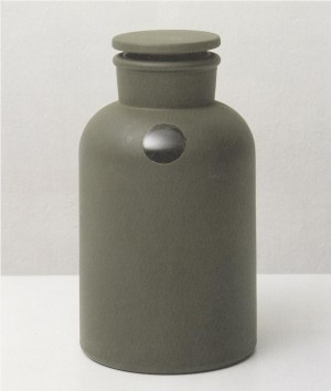 Joseph Beuys - Mirror-Piece, 1975, Flask, exterior lacquered, interior mirror-plated, with iodine crystal