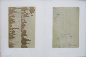Joseph Beuys - :Quanten, 1982, two-part color silkscreen on wove paper