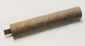 Joseph Beuys - Samurai-Schwert, 1982, roll of felt with steel blade