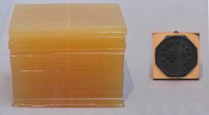 Joseph Beuys - Stempelplastik, 1982, vinyl postcards and Hauptstrom stamp