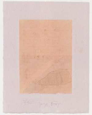 Joseph Beuys - Suite Schwurhand: Zelt und Lichstrahl, 1980, aquatint and lithograph on paper laid down on gray Arches wove