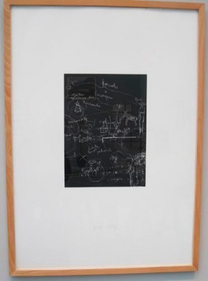 Joseph Beuys - Tafel II, 1980, silkscreen on cardstock