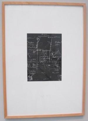 Joseph Beuys - Tafel III, 1980, silkscreen on cardstock