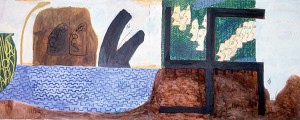 Charles Garabedian - Scammon&#039;s Lagoon (Diptych), 1984-87, acrylic on two canvas panels