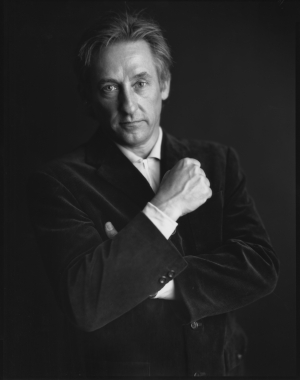 Timothy Greenfield‐Sanders - Portrait of Ed Ruscha, 1987, black and white photograph