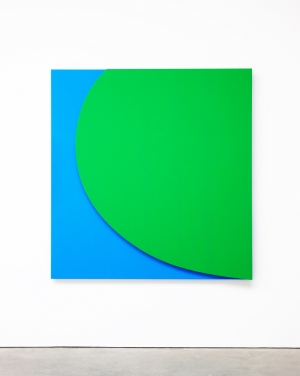 Ellsworth Kelly - Green Relief with Blue, 2011