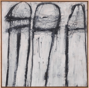 Cy Twombly - Untitled [New York City], 1953, oil based house paint and wax crayon on canvas