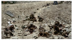 Jeff Wall - Dead Troops Talk (a vision after an ambush of a Red Army Patrol, near Moqor, Afghanistan, winter 1986), 1992