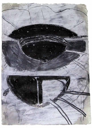 Terry Winters - Schema (66), 1985-86, oil and graphite on paper