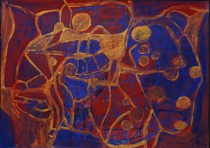 Terry Winters - Viewing Transformations 4, 1993, acrylic on paper