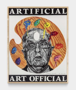 Robbie Conal - Artificial Art Official, 1990
