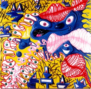 Kenny Scharf - Inside Out, 1984