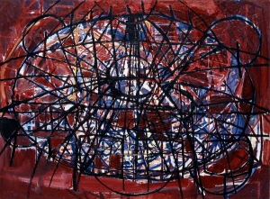 Terry Winters - Global Icon, 1995, oil on linen