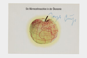 Joseph Beuys - Die Wärmezeitmaschine, 1975, offset on cardstock, stamps reproduced