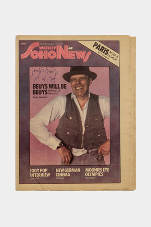 Joseph Beuys - SoHo News, 1980, SoHo News magazine