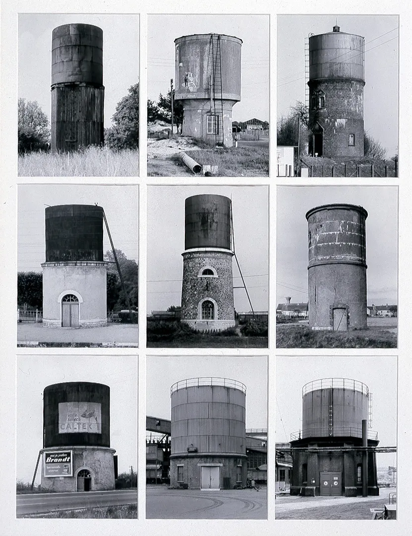 Water Towers - Bernd and Hilla Becher | The Broad