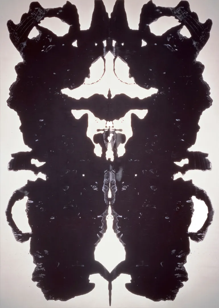 Rorschach Andy Warhol The Broad